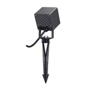 SPOT SUR PIQUET D EXTÉRIEUR NAUTILUS, LED, 3000K, IP65, CARRÉ, ANTHRACITE, 9W